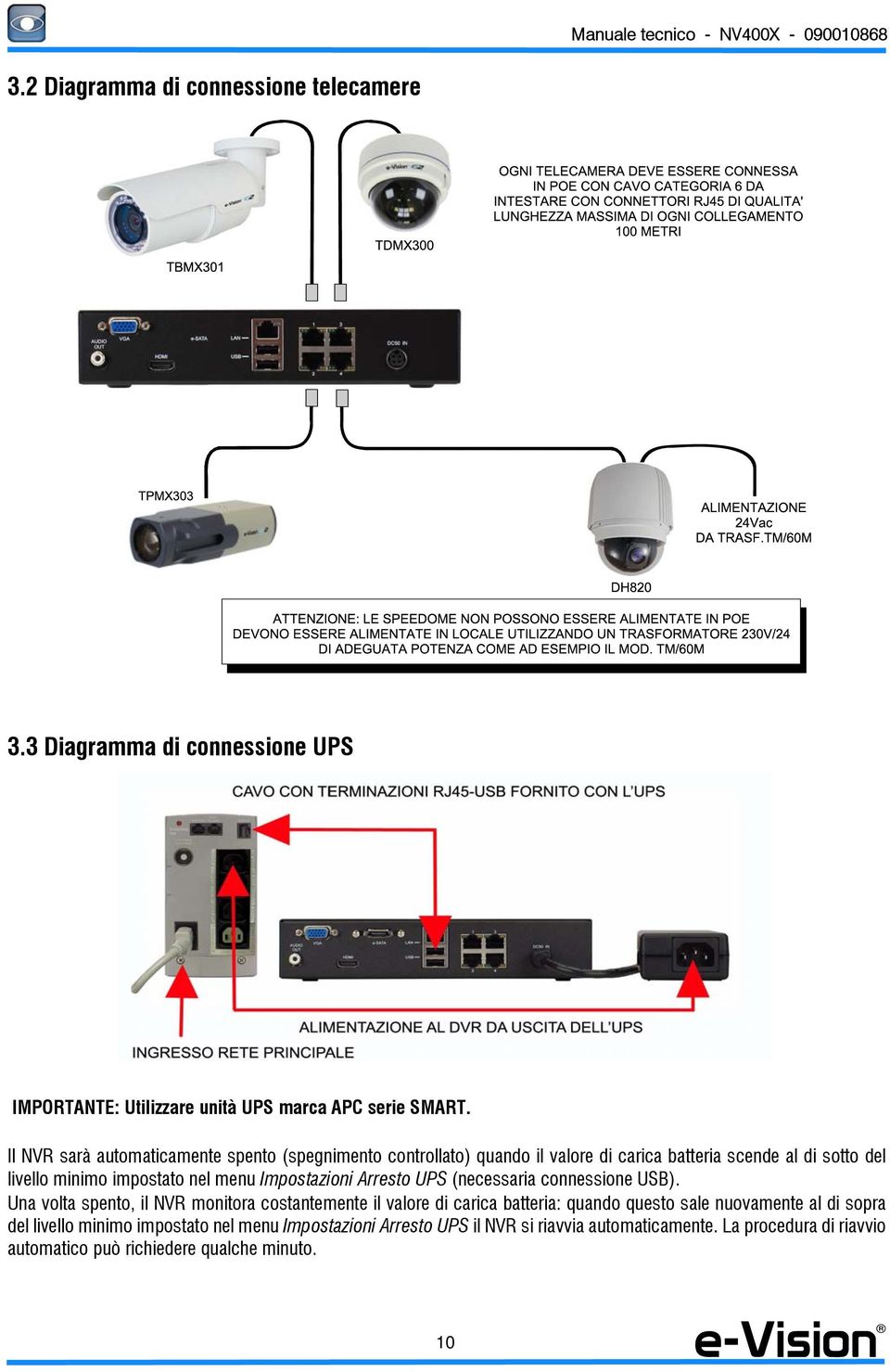 Impostazioni Arresto UPS (necessaria connessione USB).