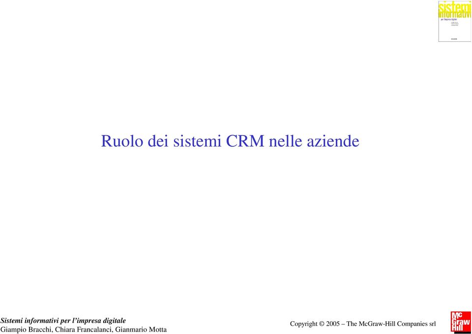 CRM nelle