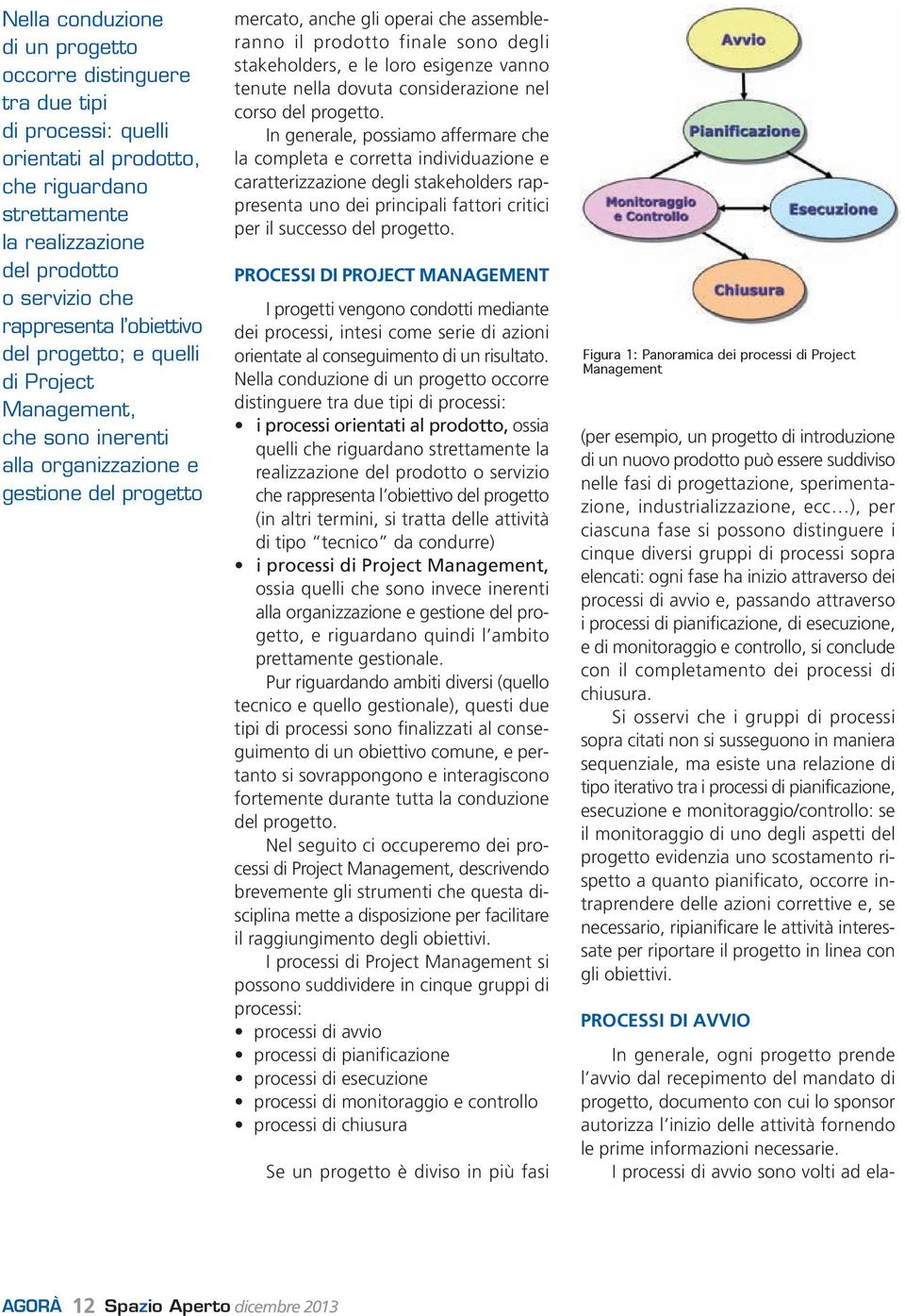 stakeholders, e le loro esigenze vanno tenute nella dovuta considerazione nel corso del progetto.