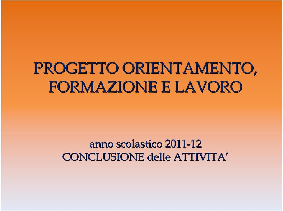 anno scolastico 2011-12