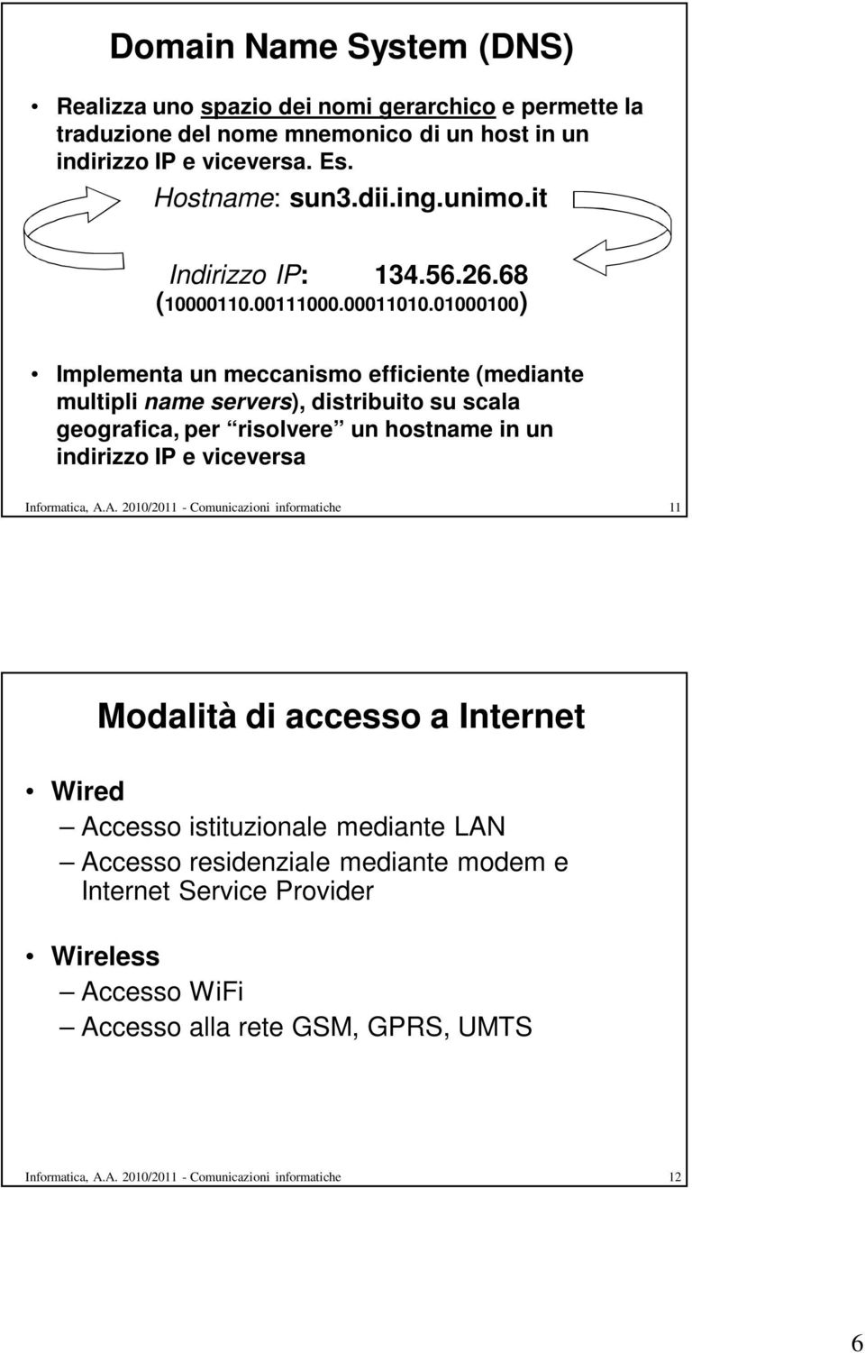 01000100) Implementa un meccanismo efficiente (mediante multipli name servers), distribuito su scala geografica, per risolvere un hostname in un indirizzo IP e viceversa