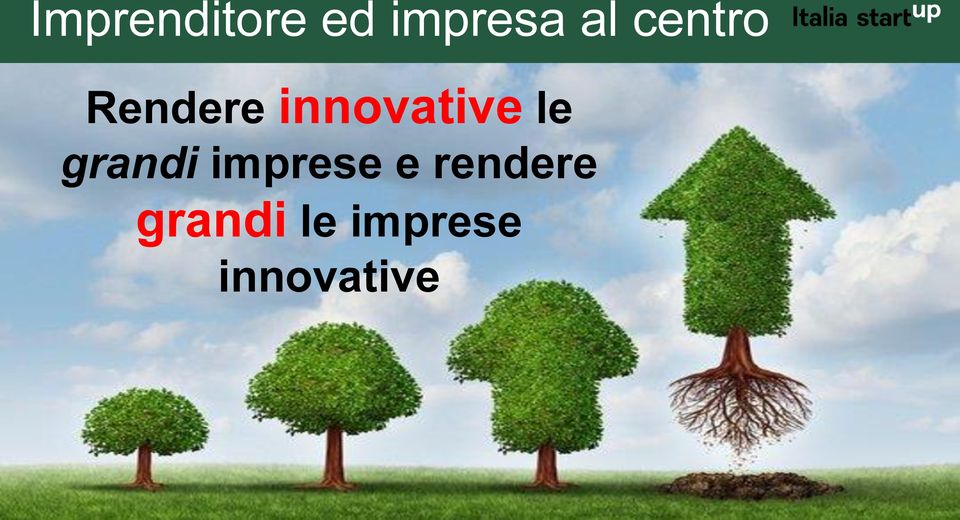 le grandi imprese e rendere