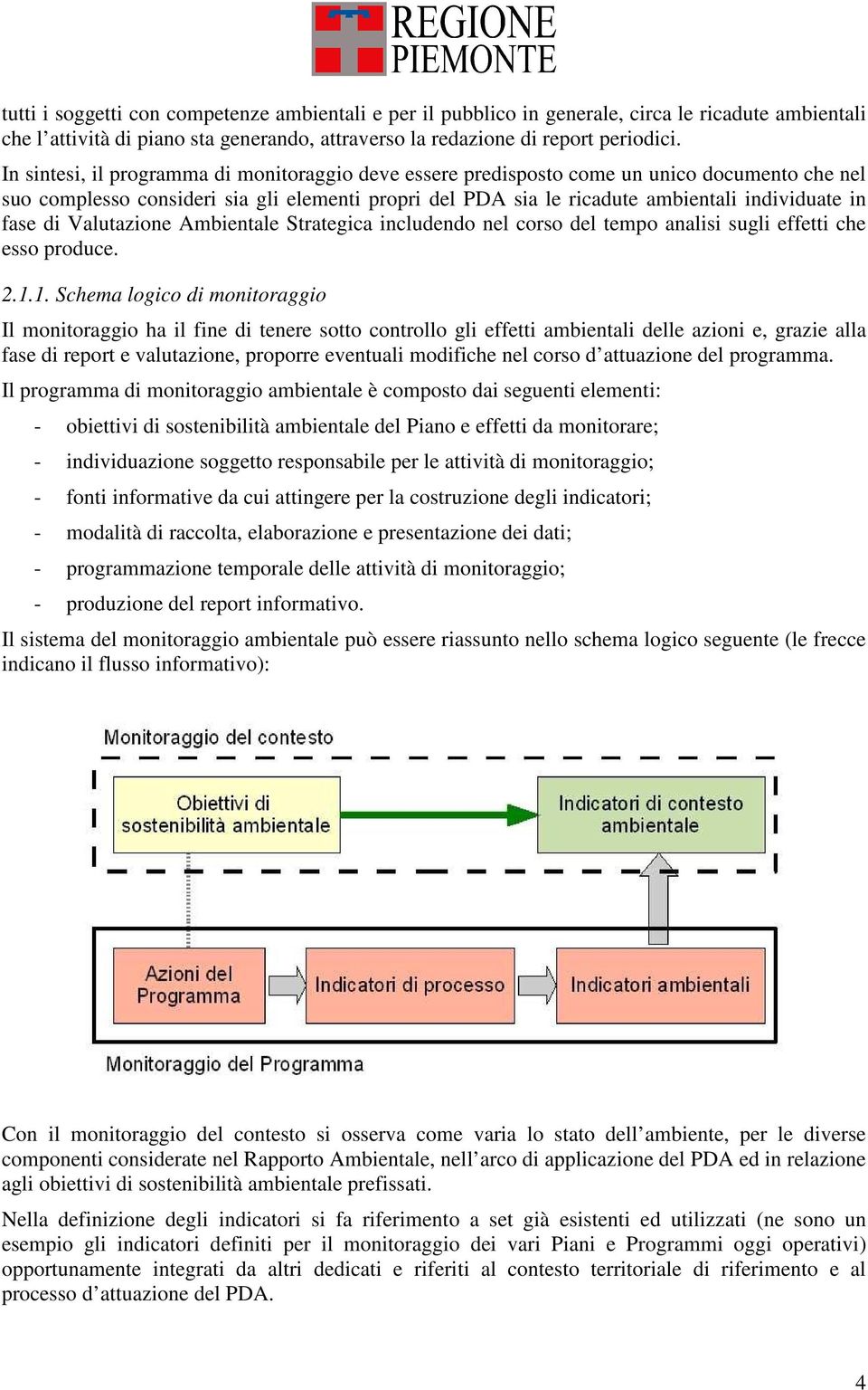 di Valutazione Ambientale Strategica includendo nel corso del tempo analisi sugli effetti che esso produce. 2.1.