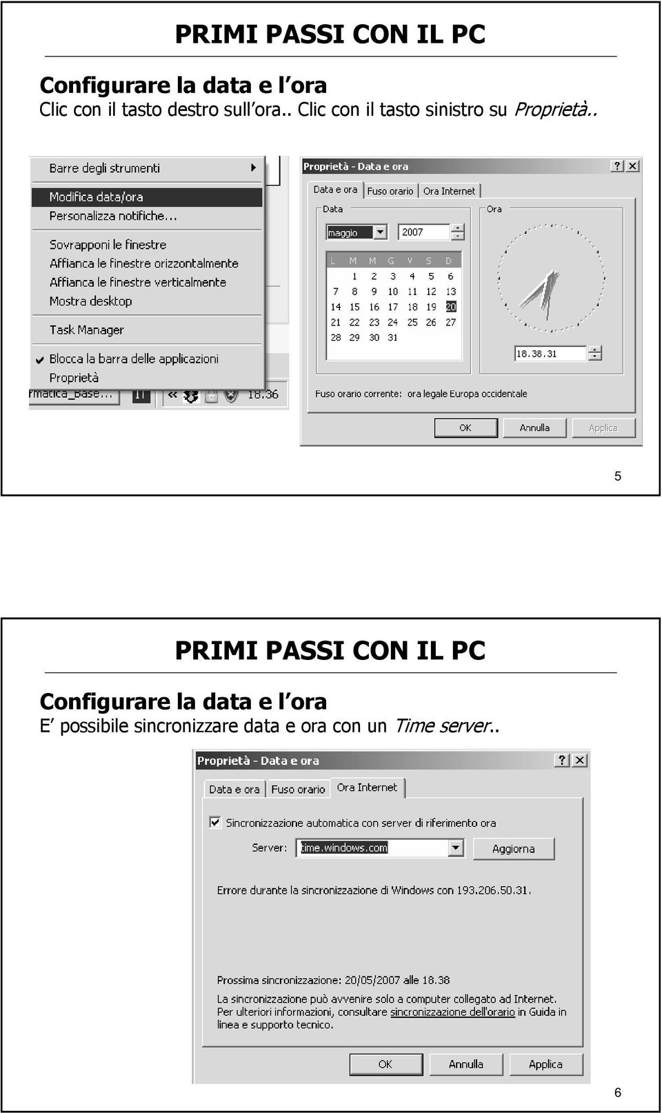 . Clic con il tasto sinistro su Proprietà.