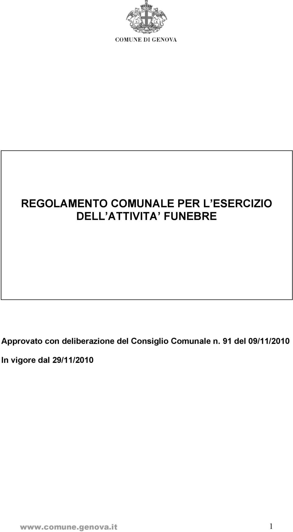 del Consiglio Comunale n.