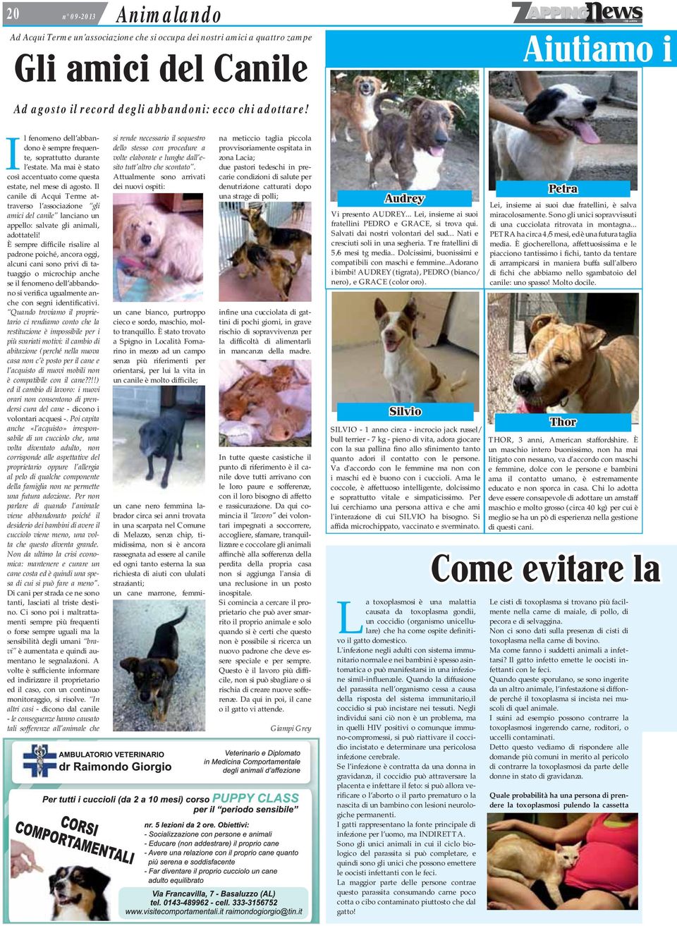 Il canile di Acqui Terme attraverso l associazione gli amici del canile lanciano un appello: salvate gli animali, adottateli!