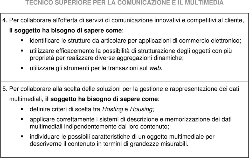 transazioni sul web. 5.