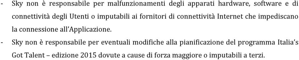 connessione all Applicazione.