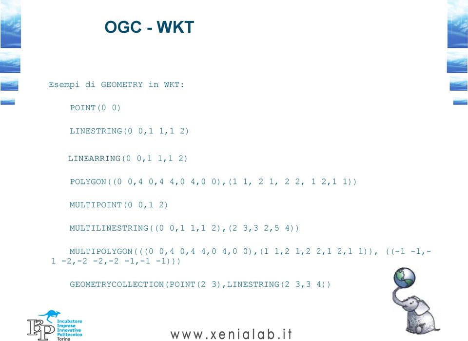 MULTILINESTRING((0 0,1 1,1 2),(2 3,3 2,5 4)) MULTIPOLYGON(((0 0,4 0,4 4,0 4,0 0),(1 1,2