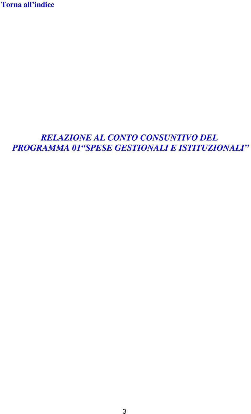 CONSUNTIVO DEL PROGRAMMA