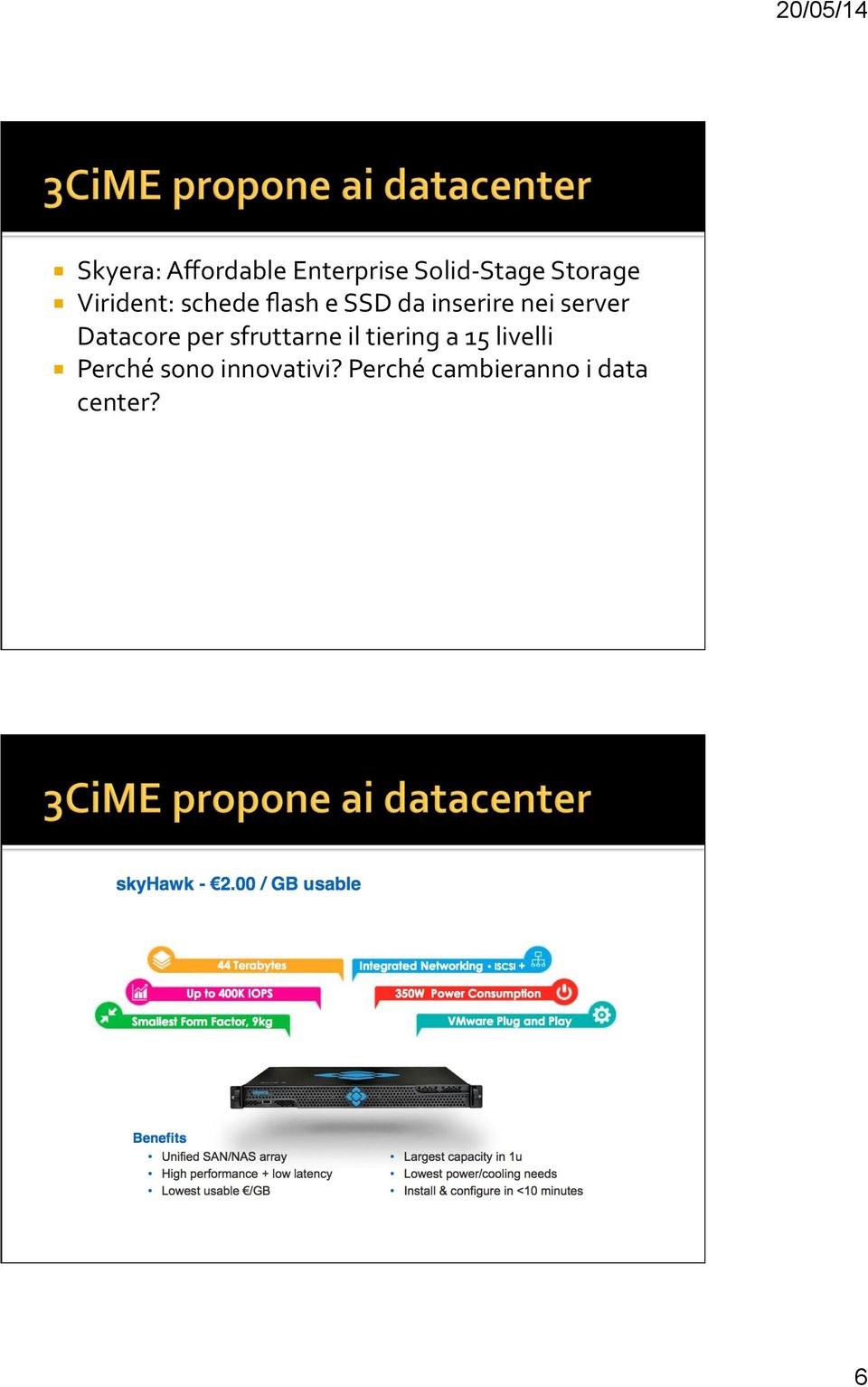 Datacore per sfruttarne il tiering a 15 livelli