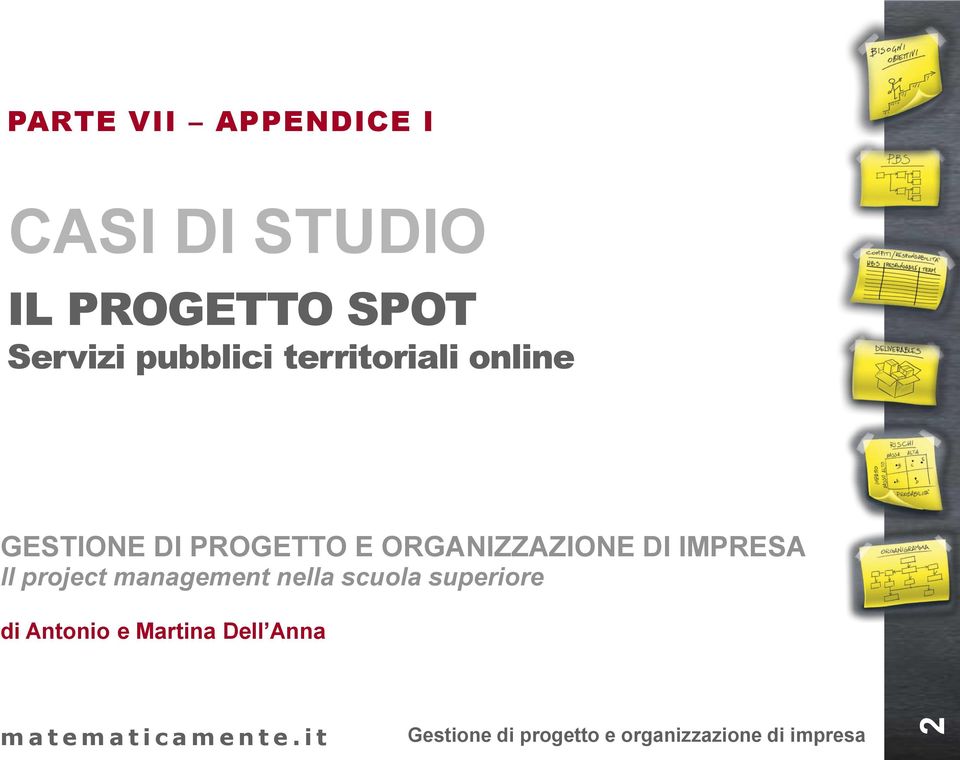 E ORGANIZZAZIONE DI IMPRESA Il project management