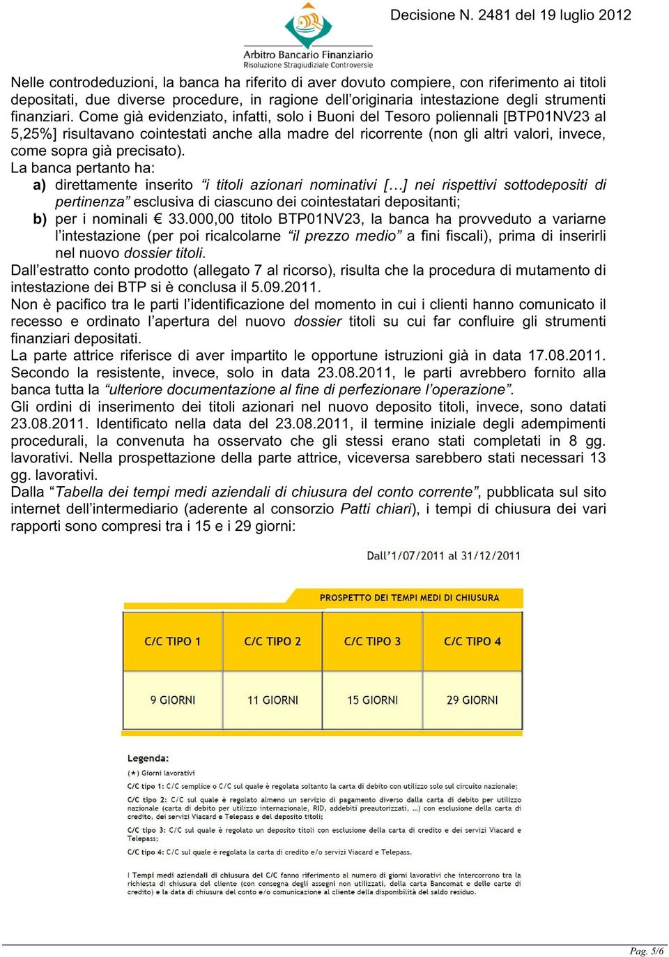 La banca pertanto ha: a) direttamente inserito i titoli azionari nominativi [ ] nei rispettivi sottodepositi di pertinenza esclusiva di ciascuno dei cointestatari depositanti; b) per i nominali 33.