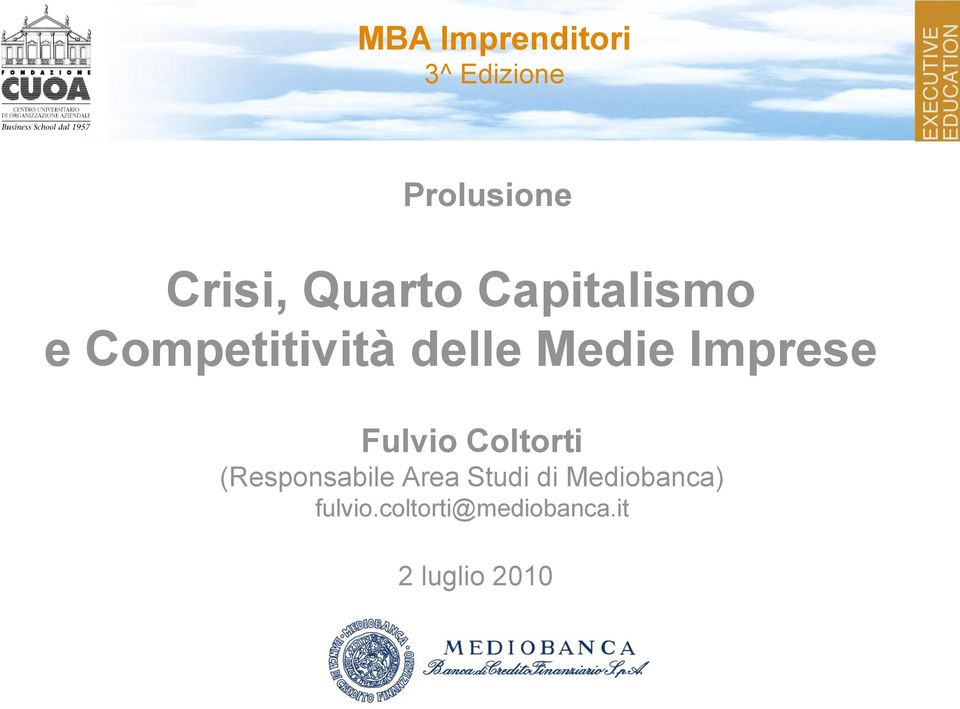 Imprese Fulvio Coltorti (Responsabile Area Studi