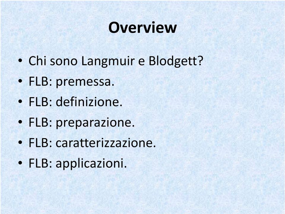 FLB: definizione.