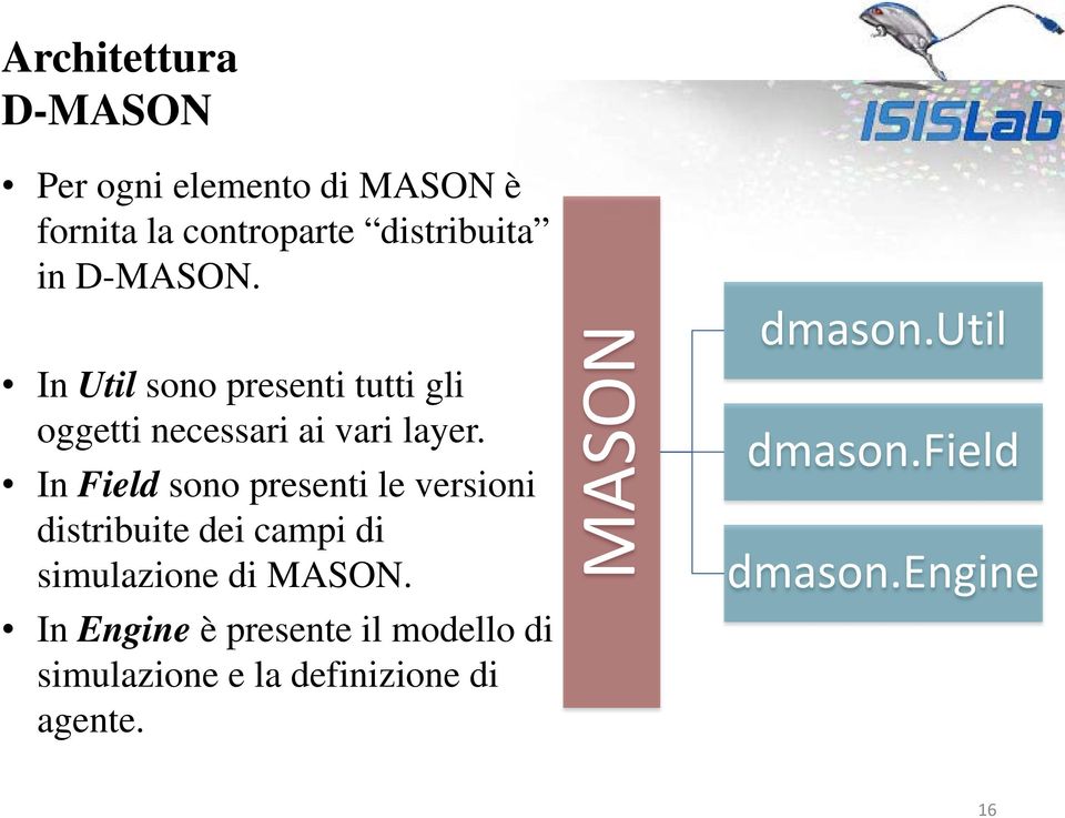 In Field sono presenti le versioni distribuite dei campi di simulazione di MASON.
