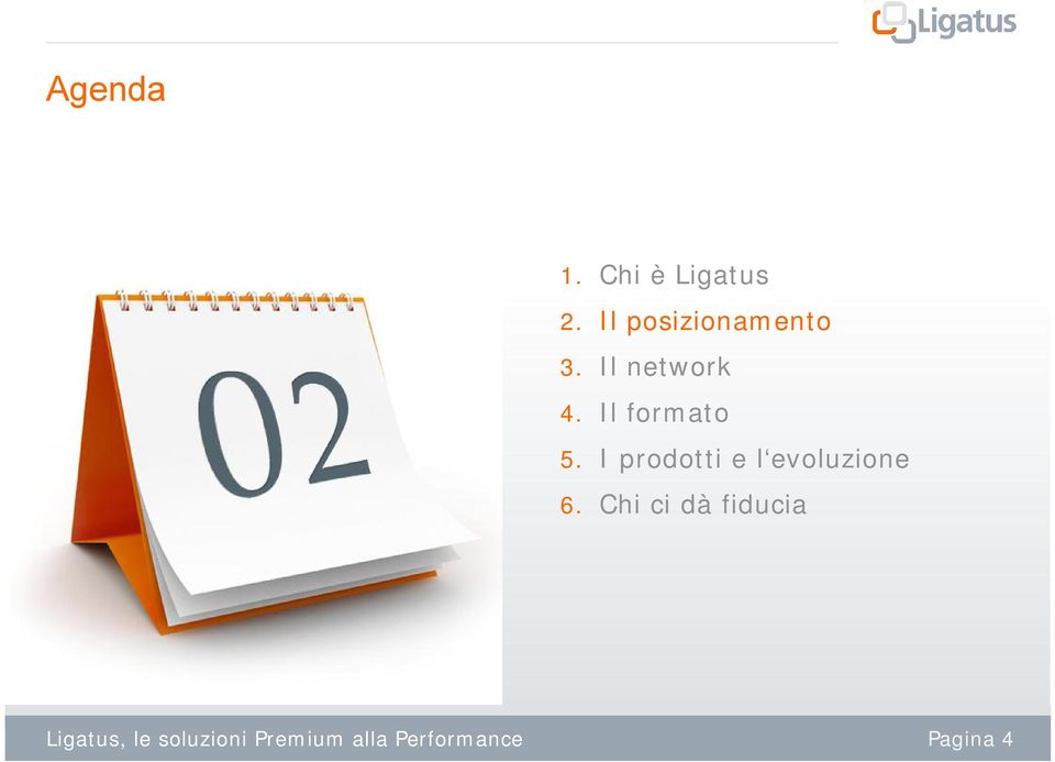 Il network 4. Il formato 5.