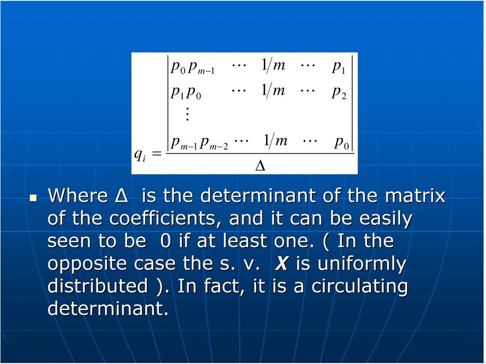 easily seen to be 0 if at least one. ( In the oosite case the s.