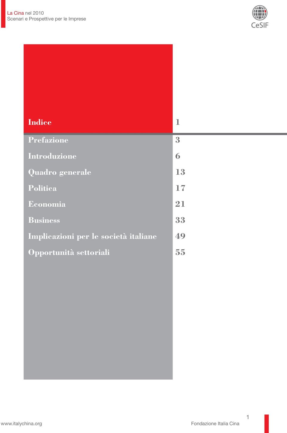 21 Business 33 Implicazioni per le