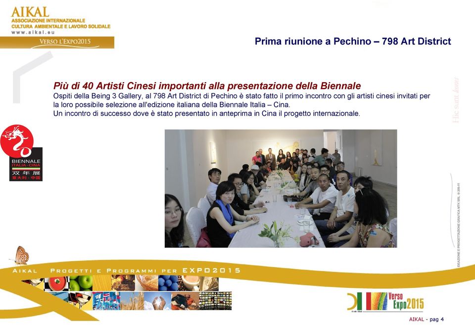 gli artisti cinesi invitati per la loro possibile selezione all'edizione italiana della Biennale Italia