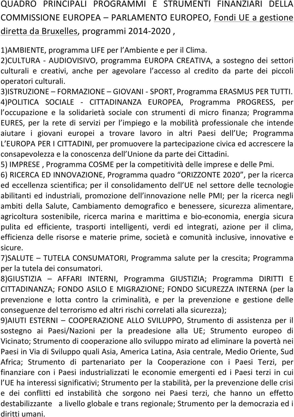 3)ISTRUZIONE FORMAZIONE GIOVANIJSPORT,ProgrammaERASMUSPERTUTTI.