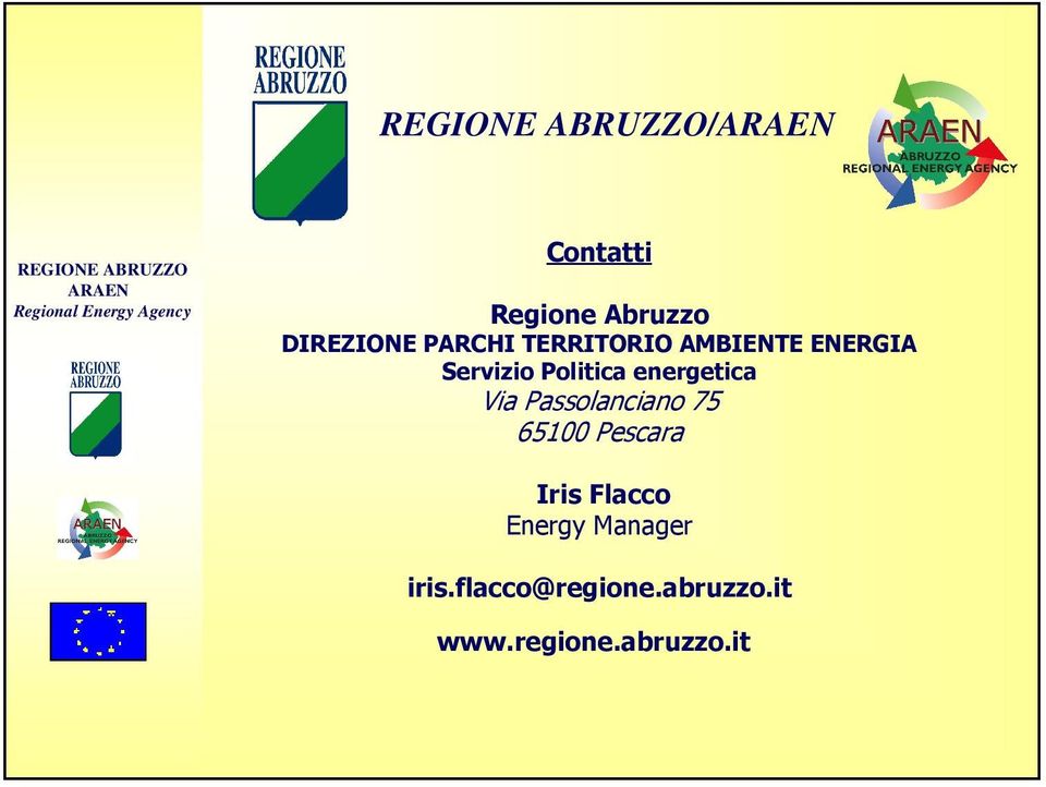 energetica Via Passolanciano 75 65100 Pescara Iris