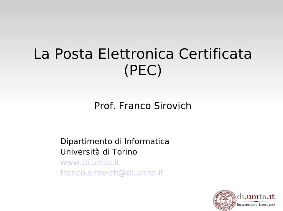 Informatica Università di Torino www.