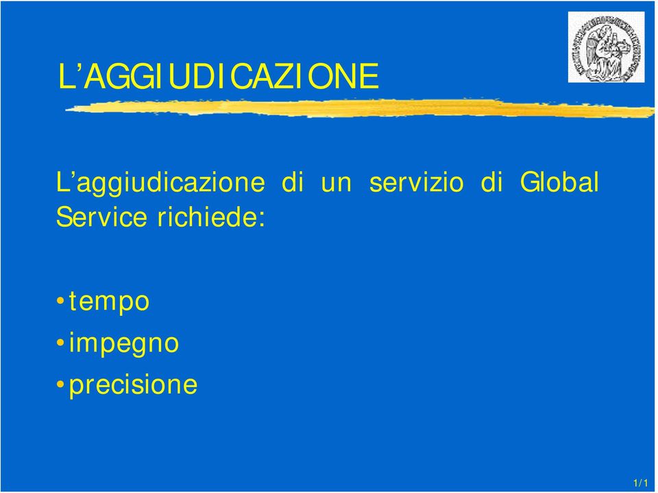 servizio di Global Service
