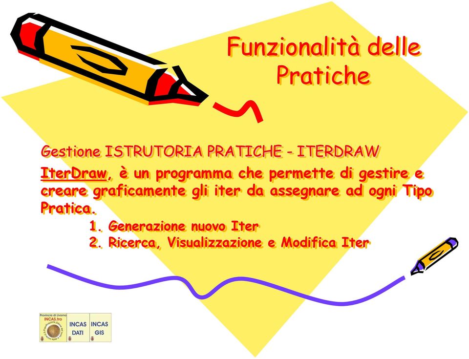 creare graficamente gli iter da assegnare ad ogni Tipo Pratica.