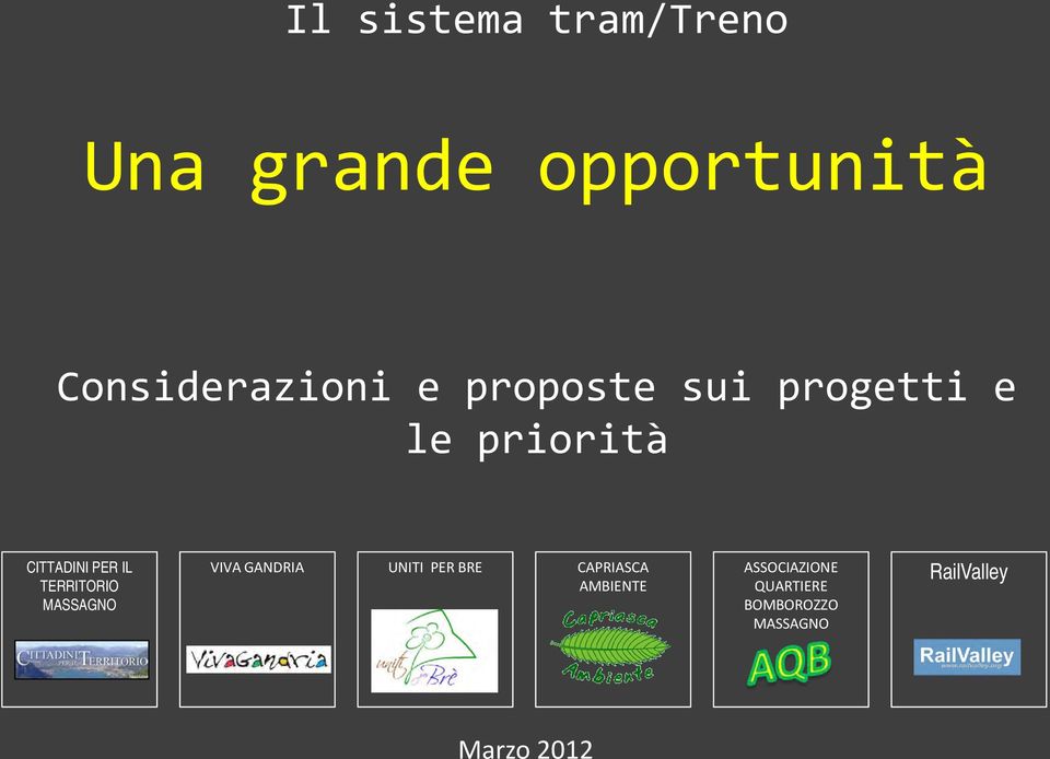 CITTADINI PER IL TERRITORIO MASSAGNO VIVA GANDRIA UNITI PER