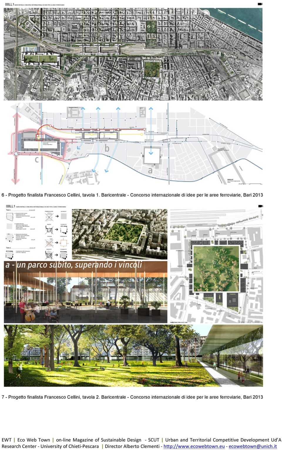 ferroviarie, Bari 2013 7 - Progetto finalista Francesco Cellini,