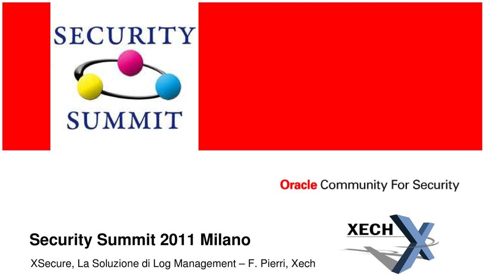 XSecure, La Soluzione di Log