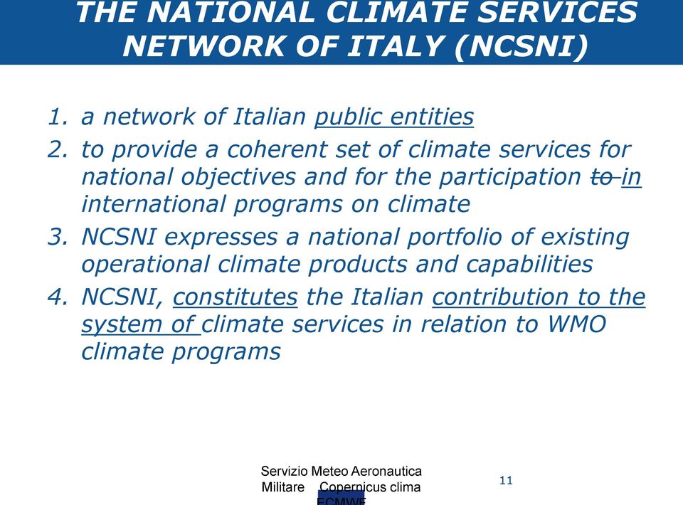 international programs on climate 3.