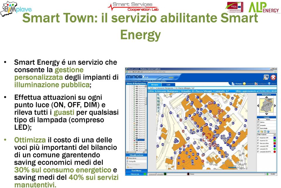 guasti per qualsiasi tipo di lampada(compreso LED); Ottimizza il costo di una delle voci più importanti del