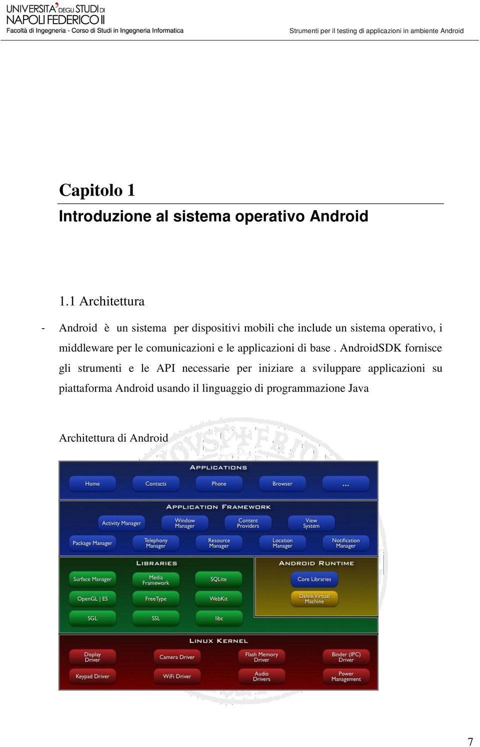 middleware per le comunicazioni e le applicazioni di base.