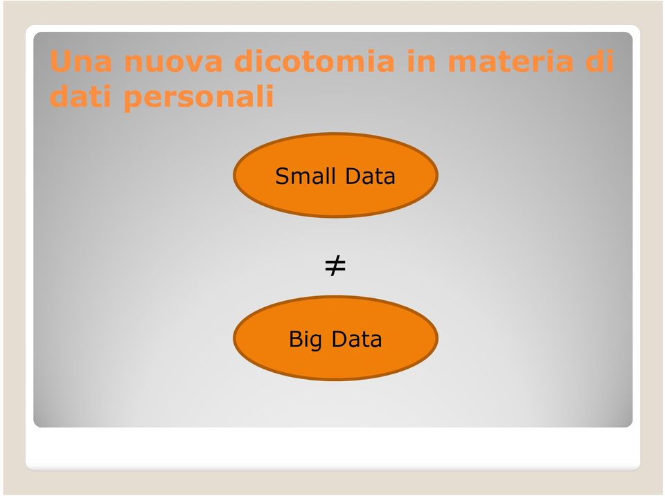 personali Small Data