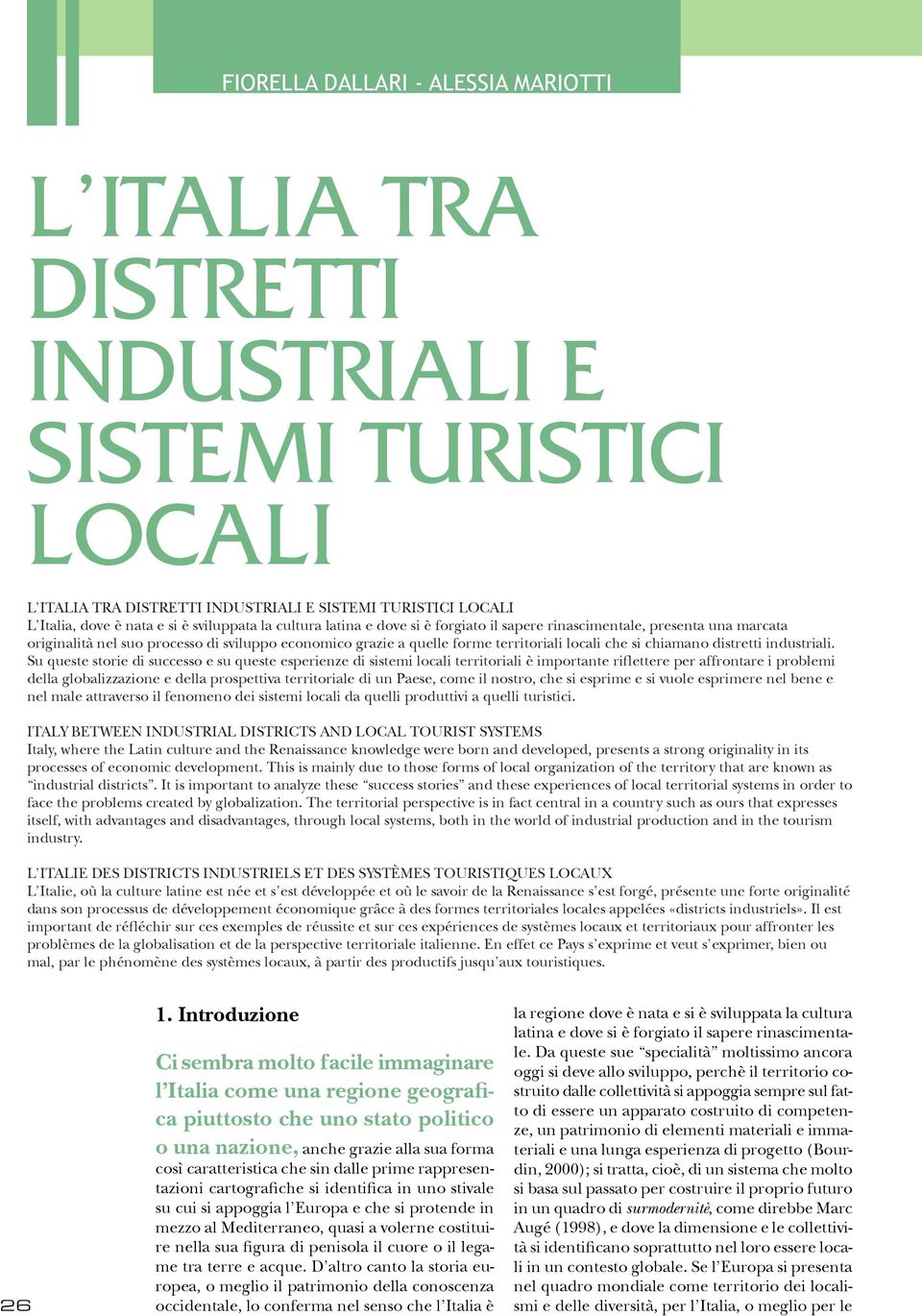 distretti industriali.