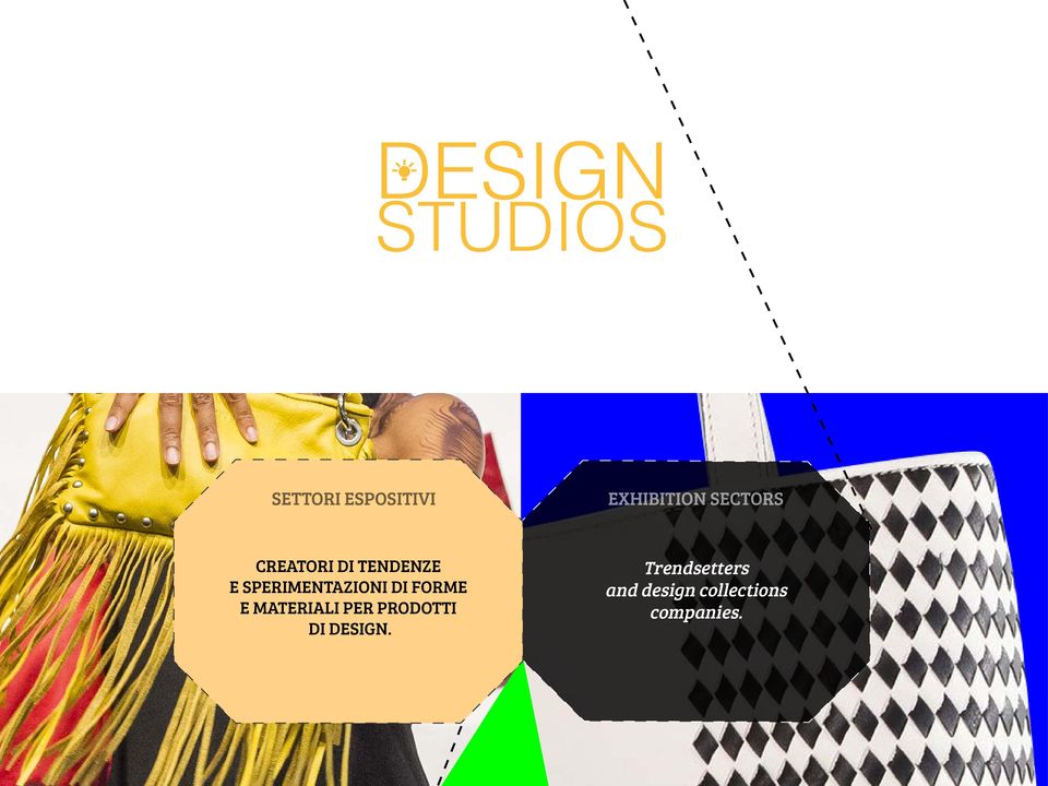 forme e materiali per prodotti di design.
