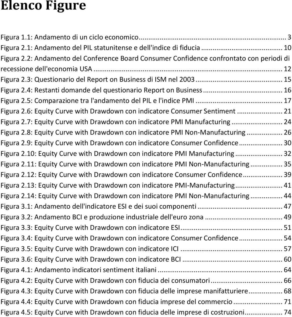 4: Restanti domande del questionario Report on Business... 16 Figura 2.5: Comparazione tra l'andamento del PIL e l'indice PMI... 17 Figura 2.