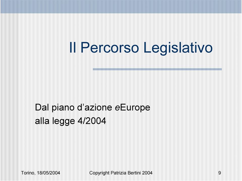 legge 4/2004 Torino,