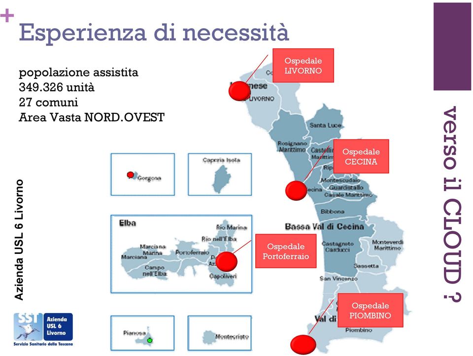 326 unità 27 comuni Area Vasta NORD.