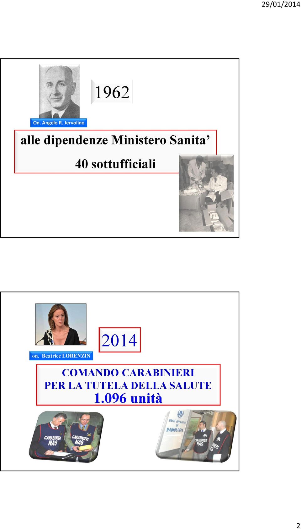 Sanita 40 sottufficiali on.