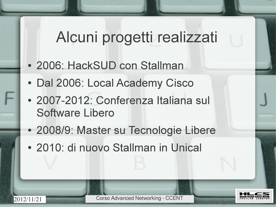 Conferenza Italiana sul Software Libero 2008/9: