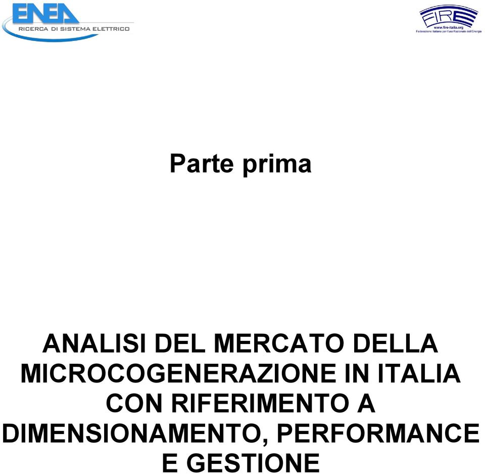 MICROCOGENERAZIONE IN ITALIA