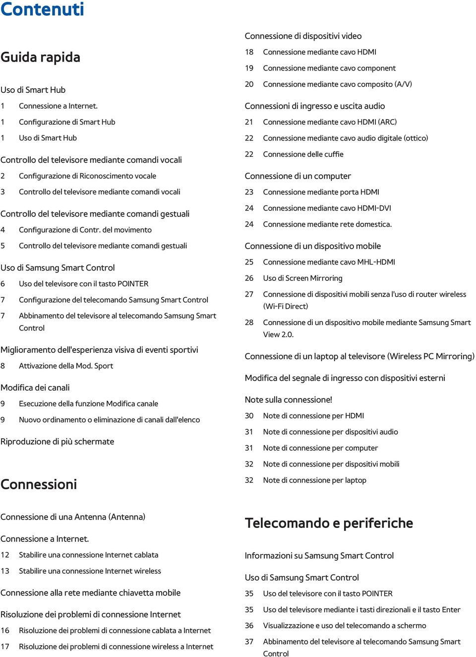 Controllo del televisore mediante comandi gestuali 4 Configurazione di Contr.