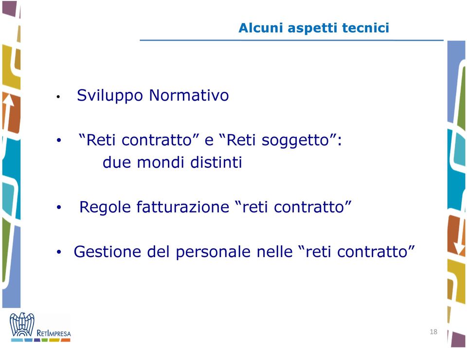 distinti Regole fatturazione reti contratto