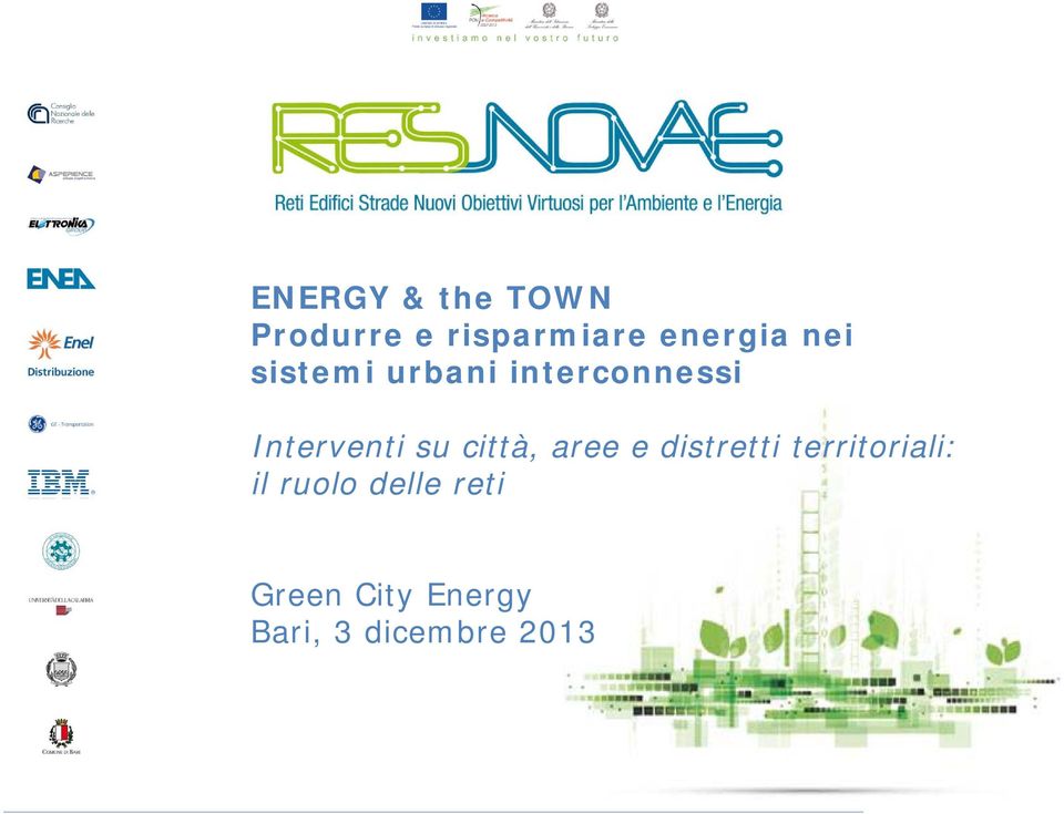 aree e distretti territoriali: il ruolo delle reti