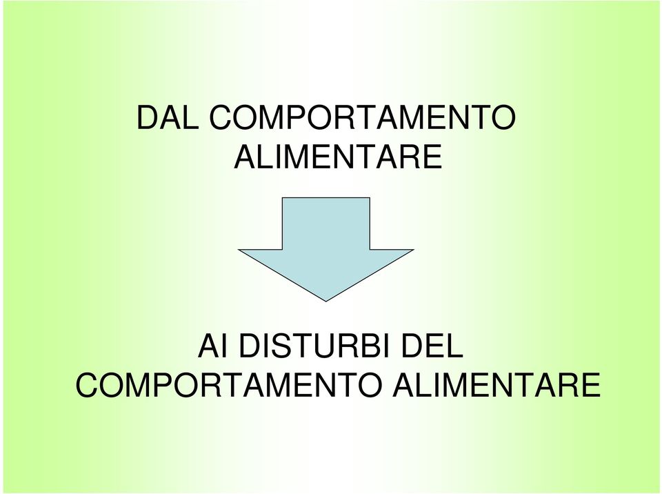 DISTURBI DEL