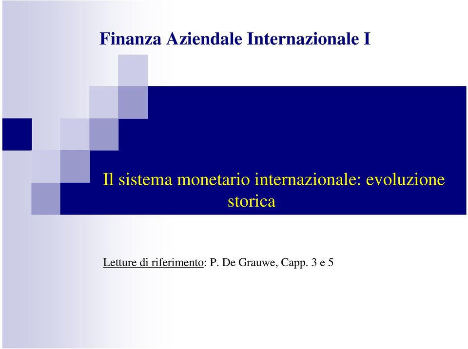 internazionale: evoluzione storica