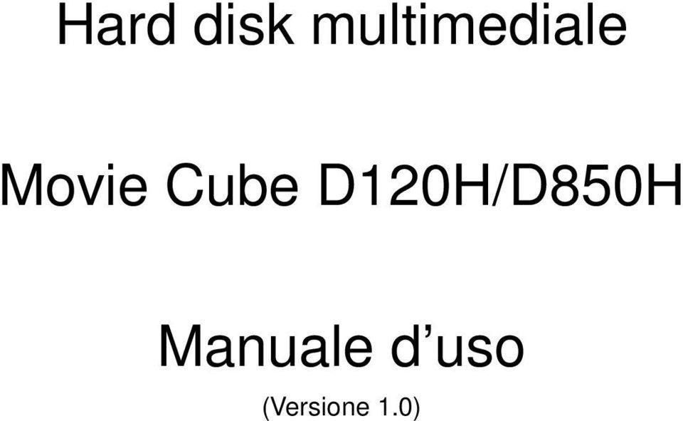 Cube D120H/D850H